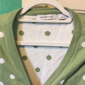 Green Polka-dot Sweater